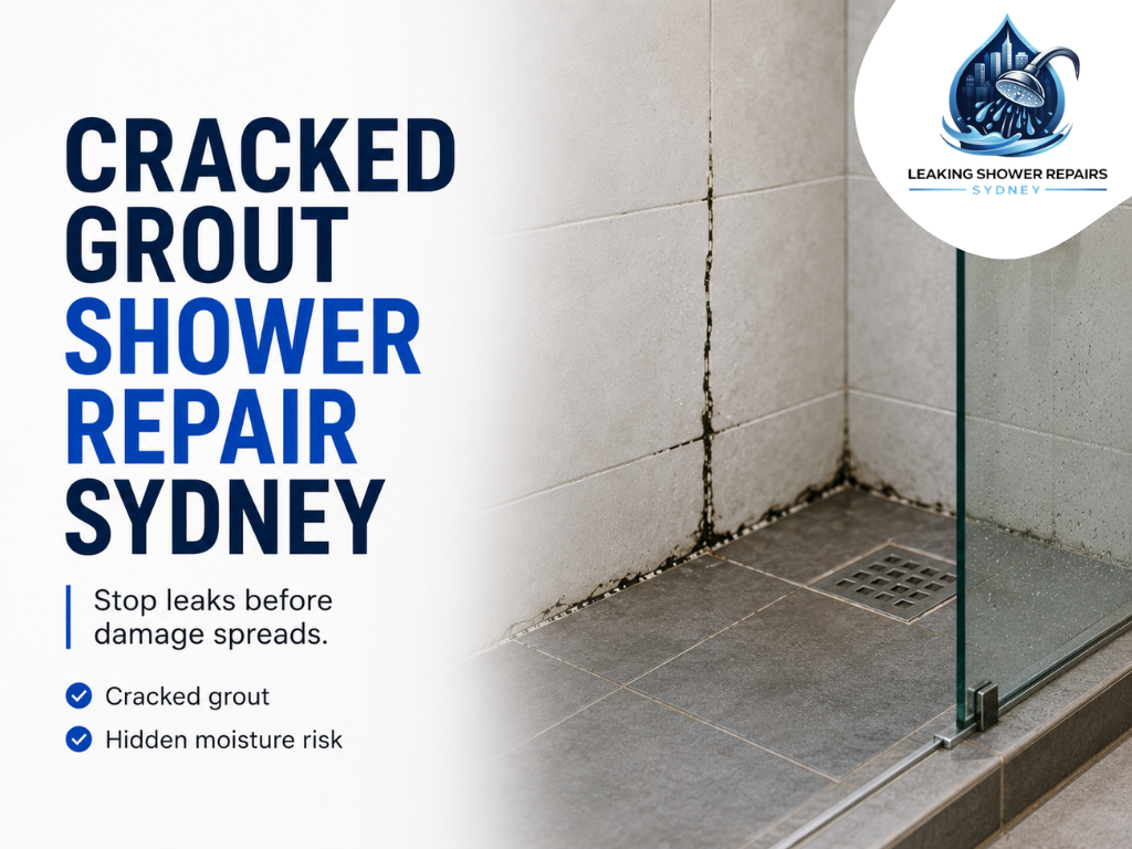 Cracked Grout Shower Repair Sydney damaged grout between shower tiles